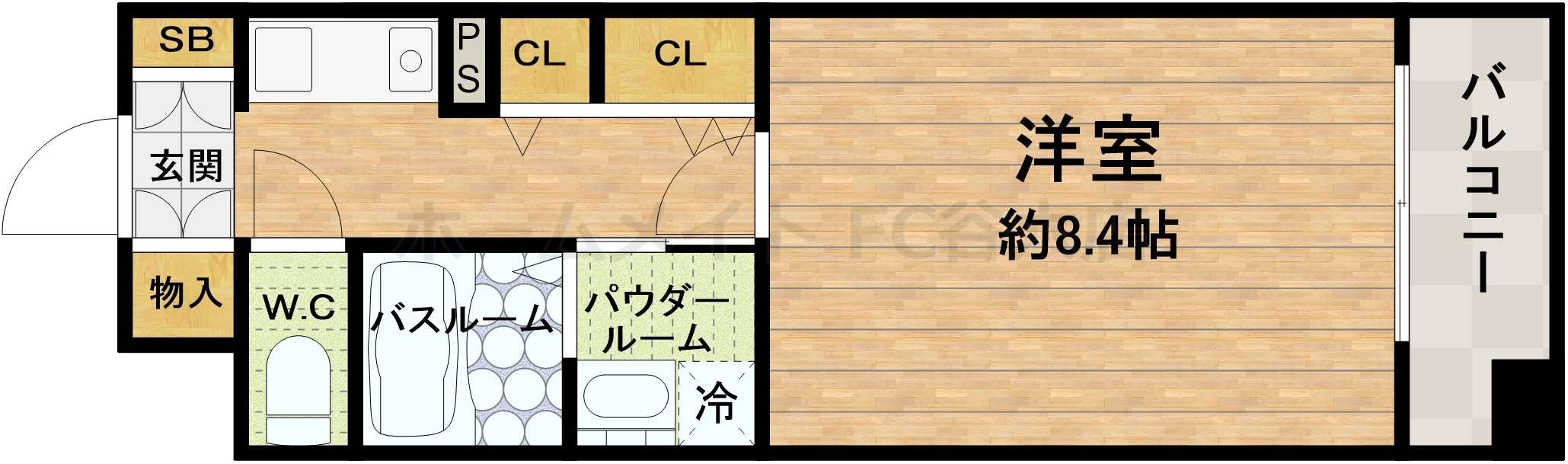 9階の間取り図