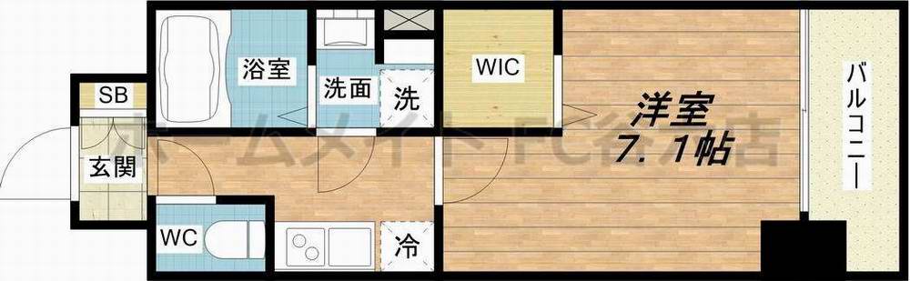 5階の間取り図