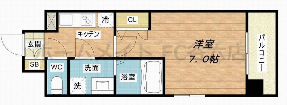 6階の間取り図