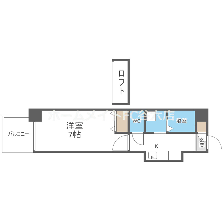 3階の間取り図