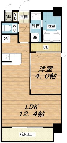 2階の間取り図