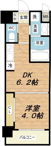 2階の間取り図