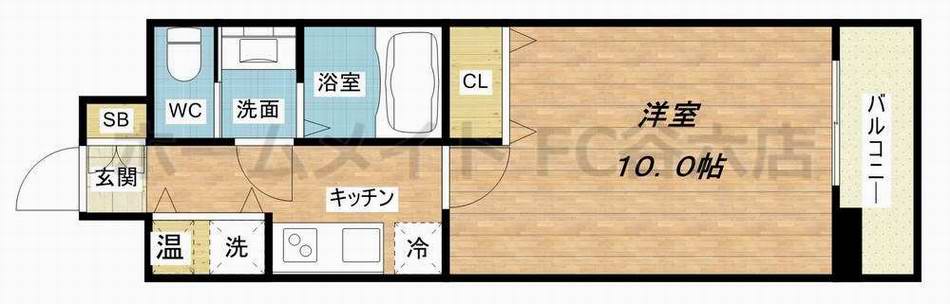 9階の間取り図