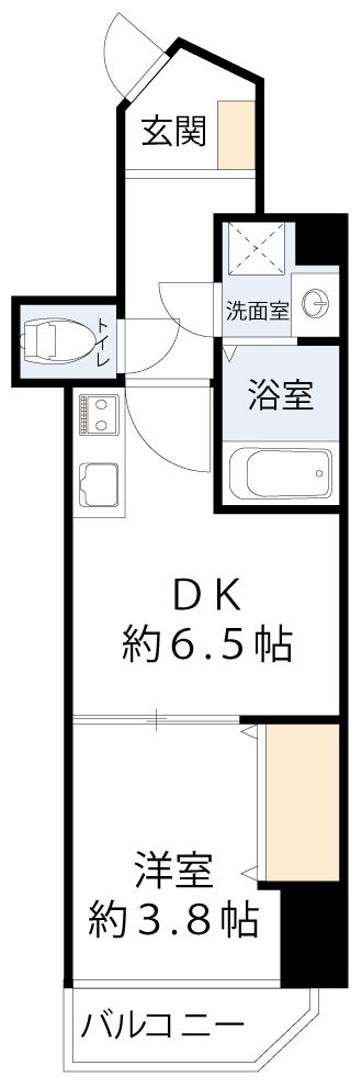 1階の間取り図