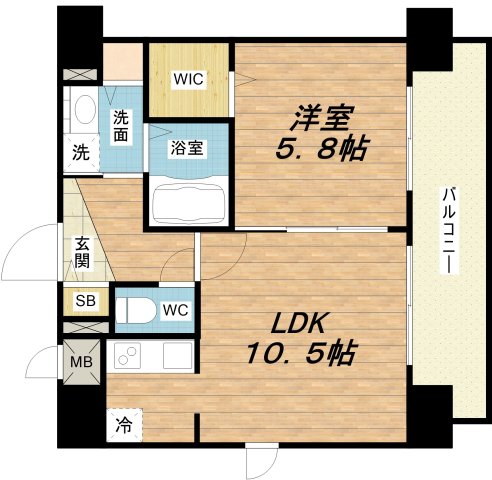 7階の間取り図