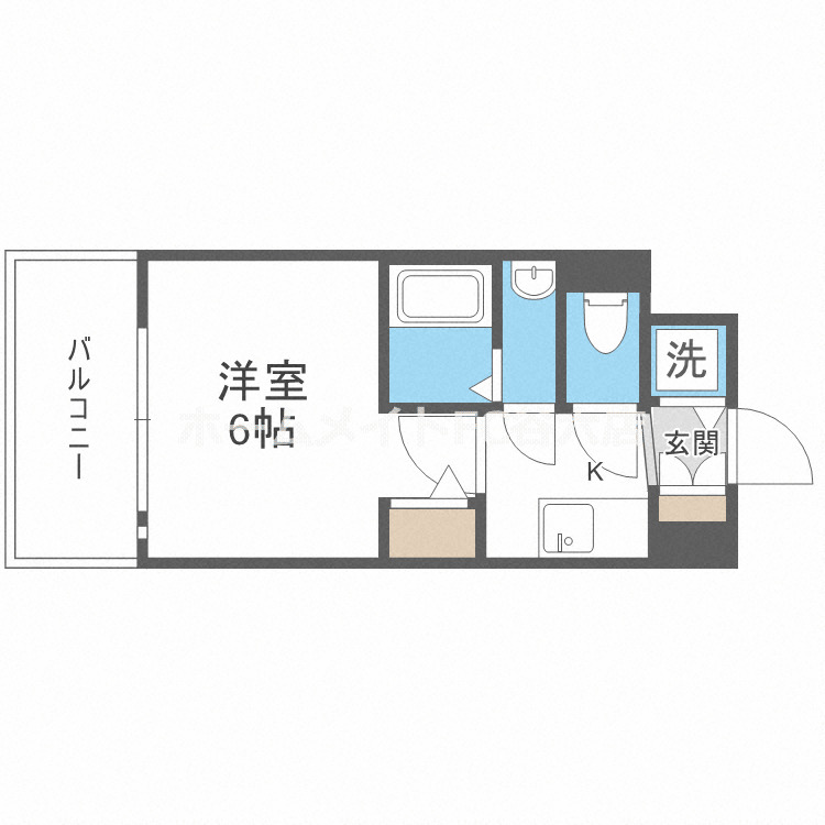 8階の間取り図