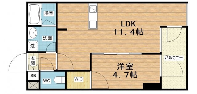 11階の間取り図
