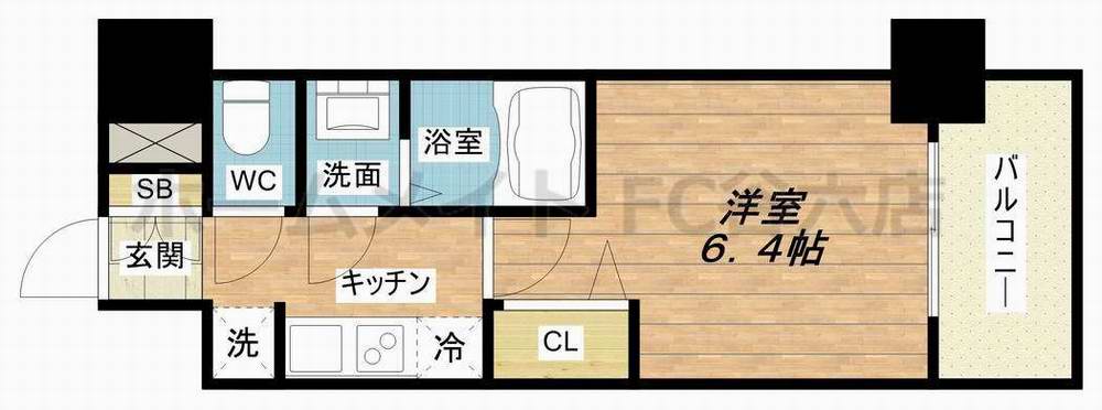 2階の間取り図