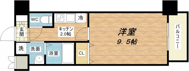 9階の間取り図