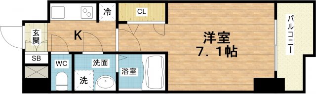 2階の間取り図