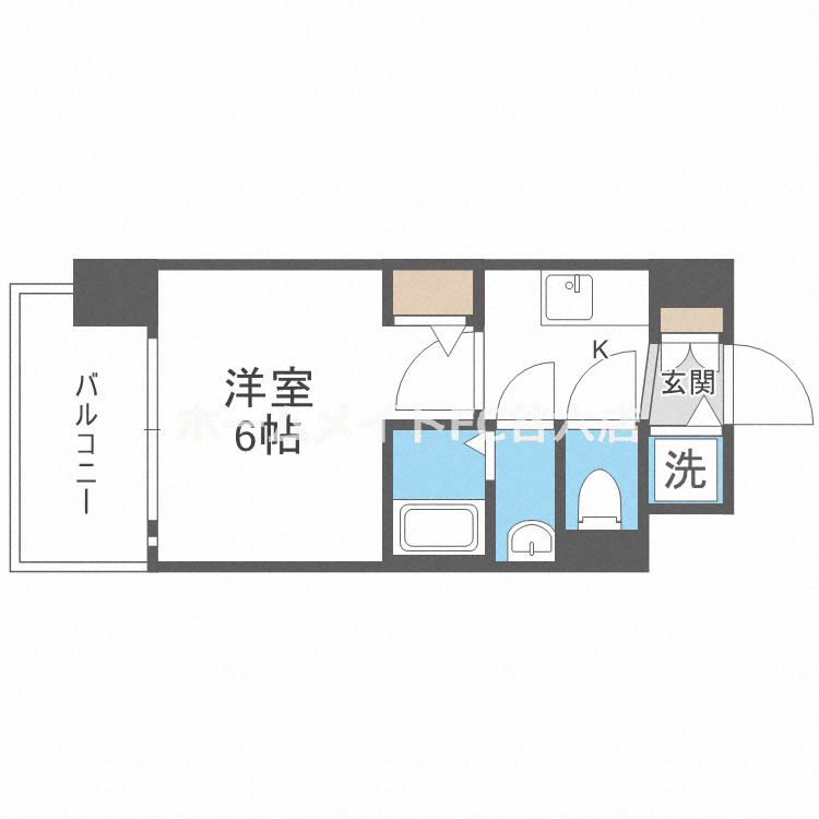 6階の間取り図