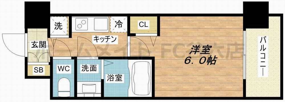 4階の間取り図