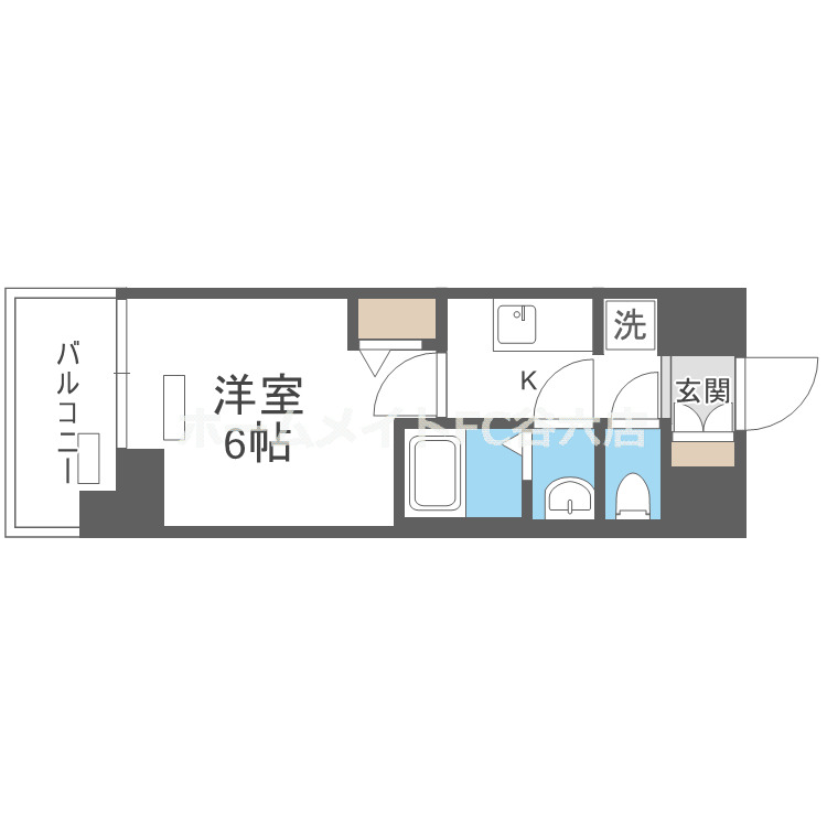 4階の間取り図