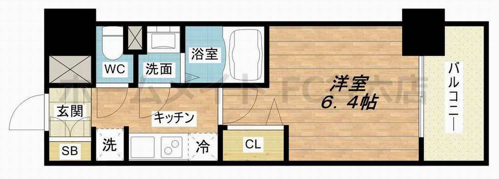 5階の間取り図