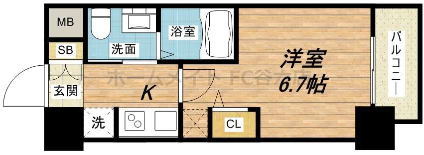 13階の間取り図