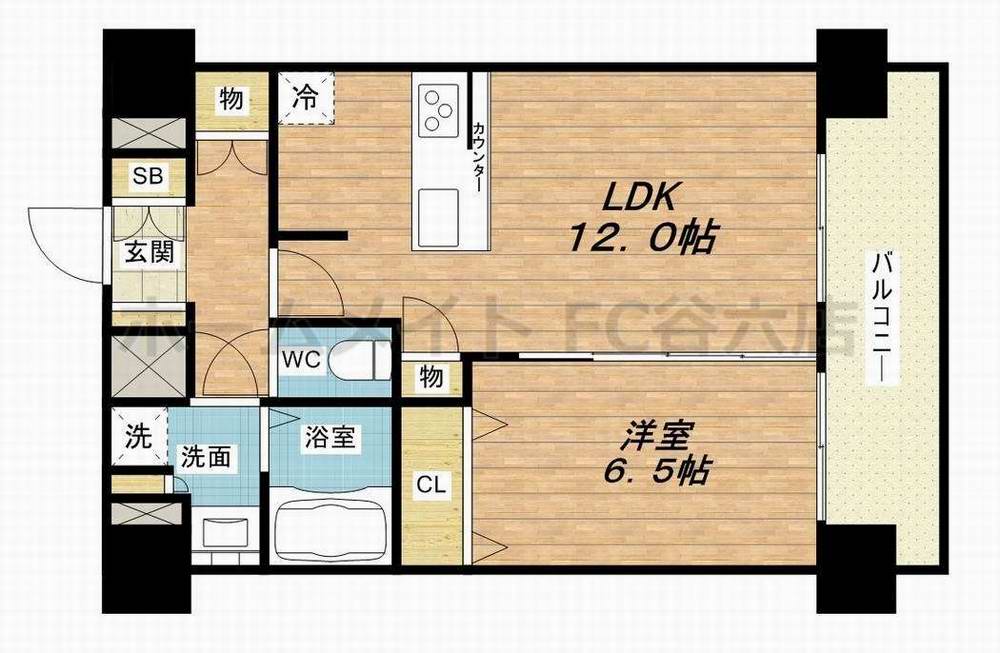 13階の間取り図