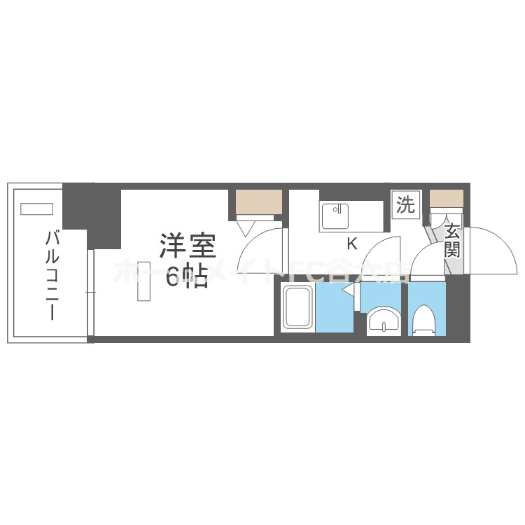 8階の間取り図