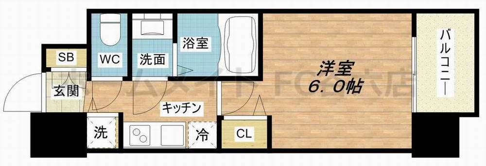 7階の間取り図