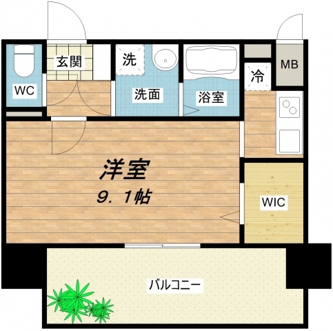 5階の間取り図