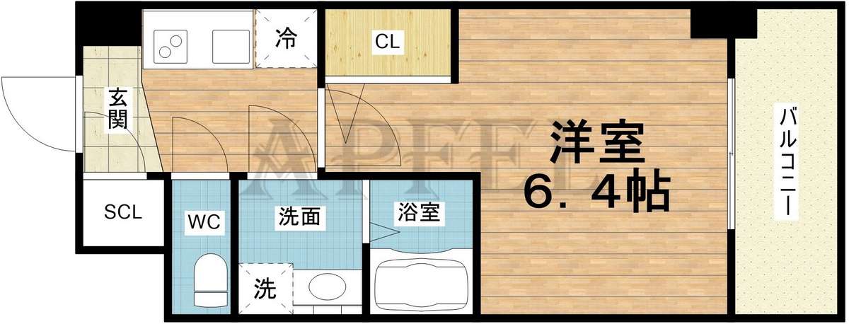 アドバンス西梅田ビオス(6階 / 北 / 1K)の外観 アドバンス西梅田ビオス(6階 / 北 / 1K)の外観