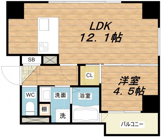 灯-AKARI-(4階 / - / 1LDK)の外観 灯-AKARI-(4階 / - / 1LDK)の外観