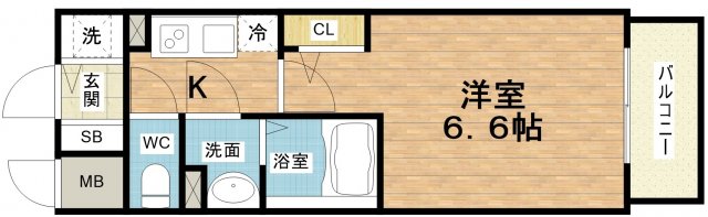 6階の間取り図