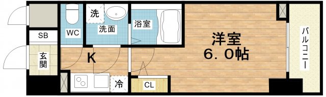 7階の間取り図