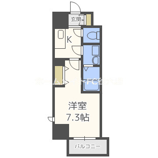 8階の間取り図