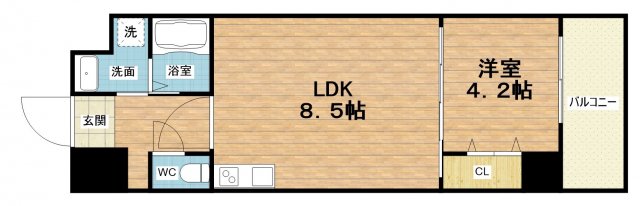 9階の間取り図