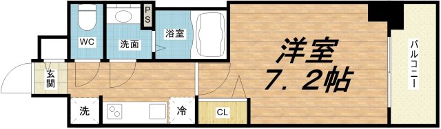 8階の間取り図