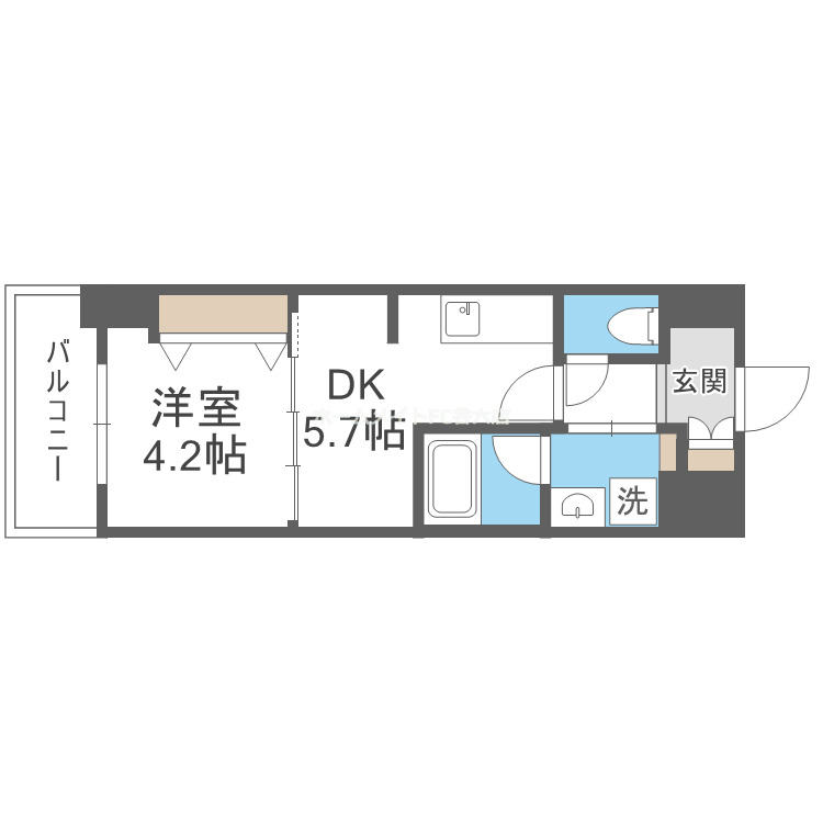 7階の間取り図