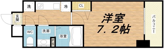 4階の間取り図