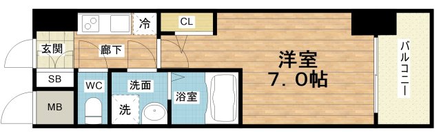 5階の間取り図