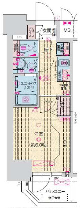 プレサンス新深江ディレット(13階 / 東 / 1K)の外観 プレサンス新深江ディレット(13階 / 東 / 1K)の外観