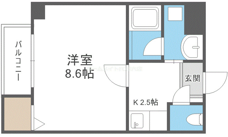 2階の間取り図