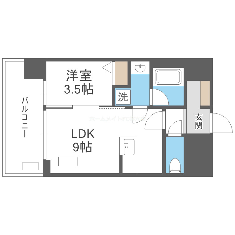 4階の間取り図