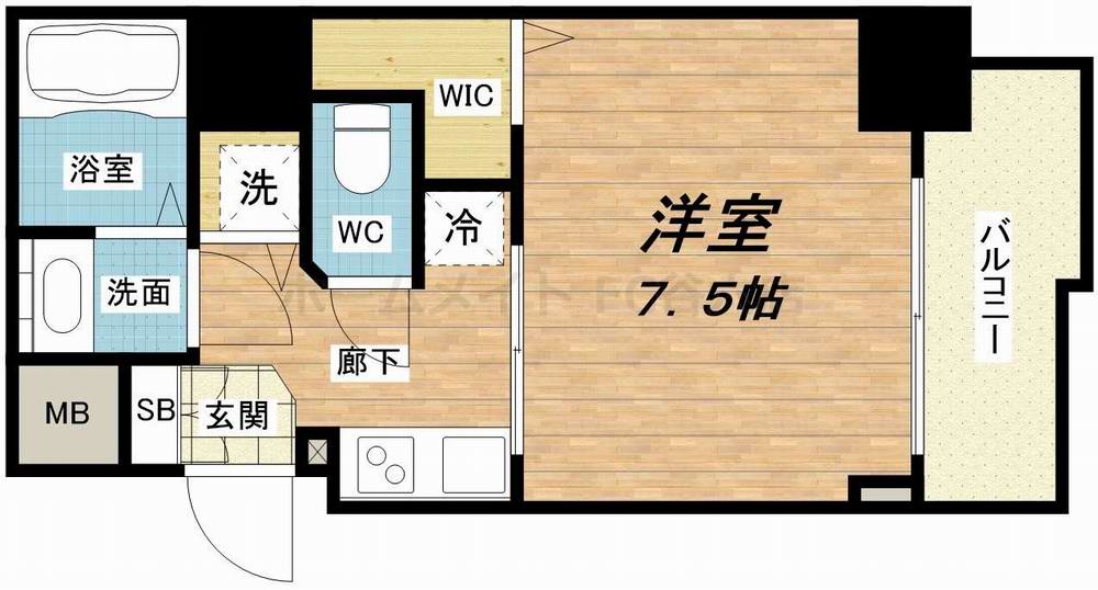 3階の間取り図
