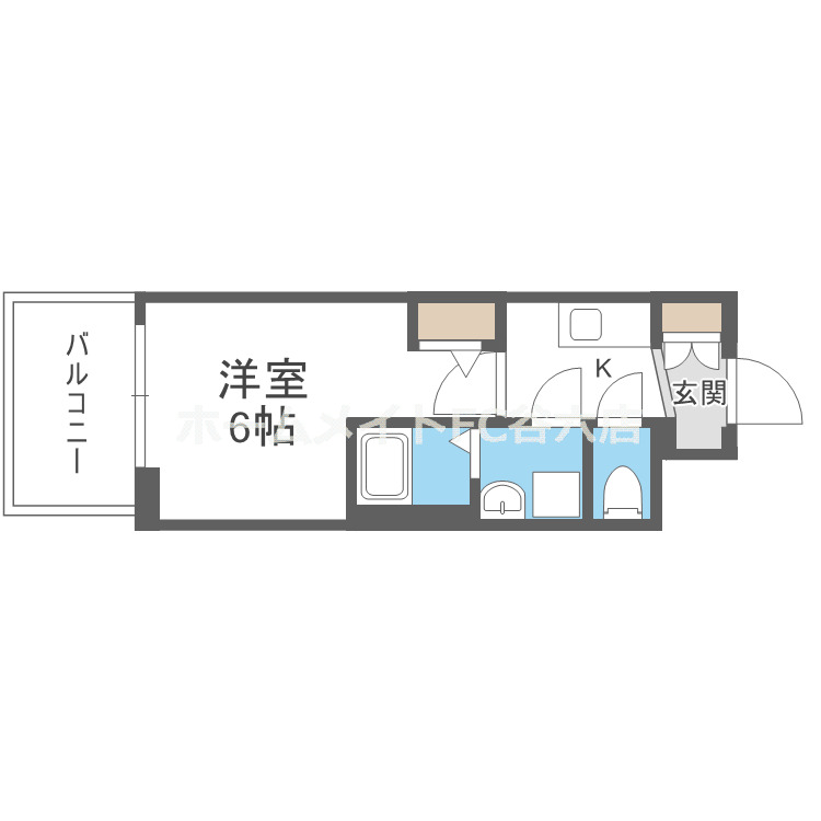 8階の間取り図