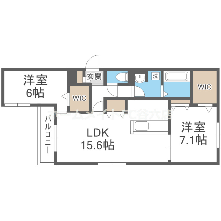 3階の間取り図