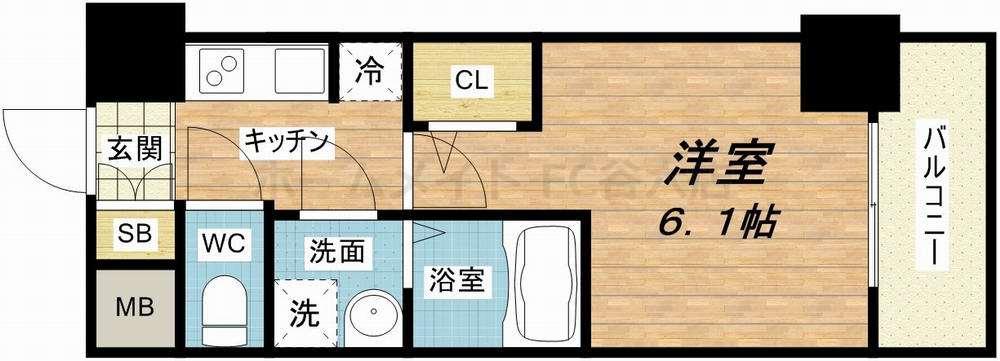 10階の間取り図
