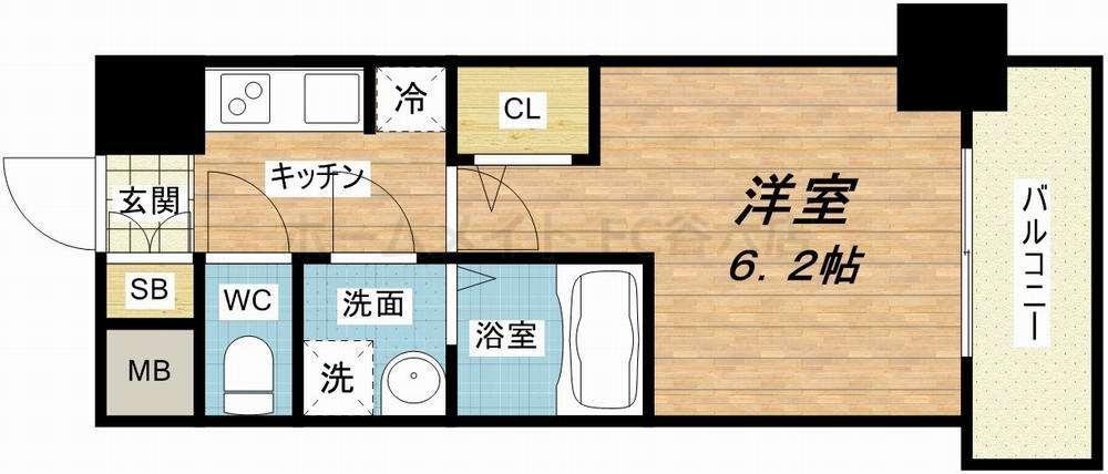 4階の間取り図
