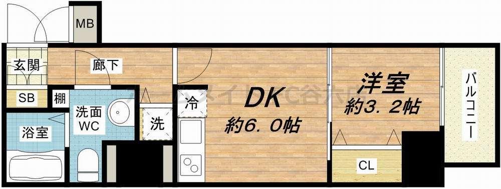 7階の間取り図