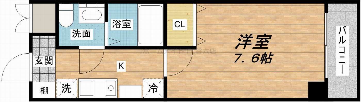 6階の間取り図