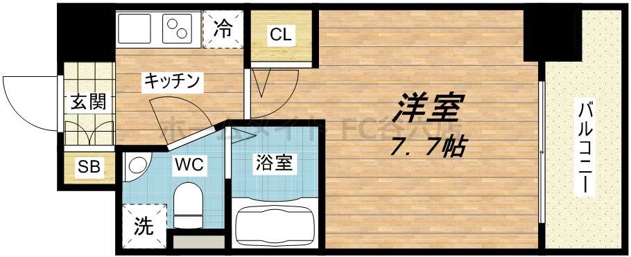 9階の間取り図