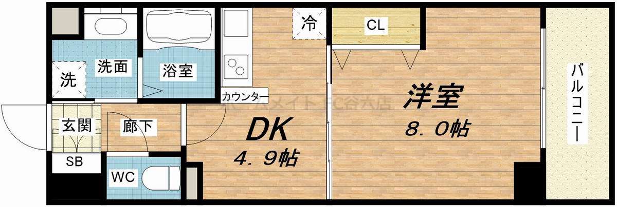 ブランクレール谷町