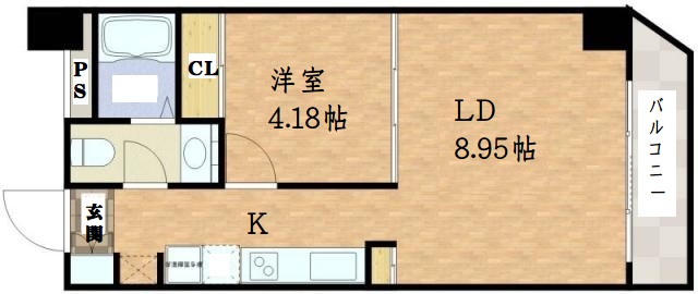 2階の間取り図