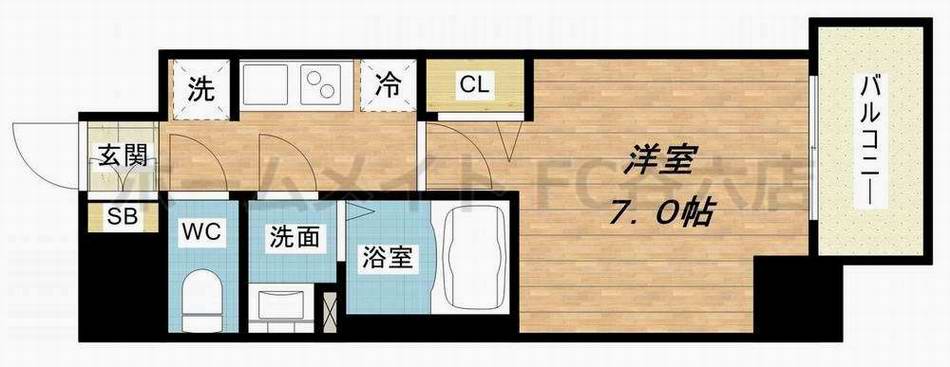 7階の間取り図