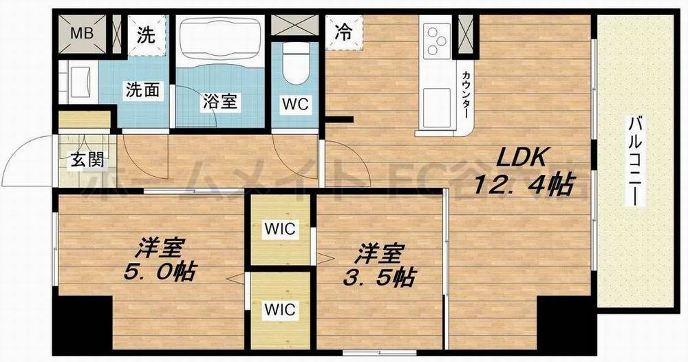 6階の間取り図