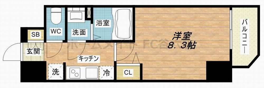 プレサンス谷町九丁目駅前(11階 / 北 / 1K)の外観 プレサンス谷町九丁目駅前(11階 / 北 / 1K)の外観