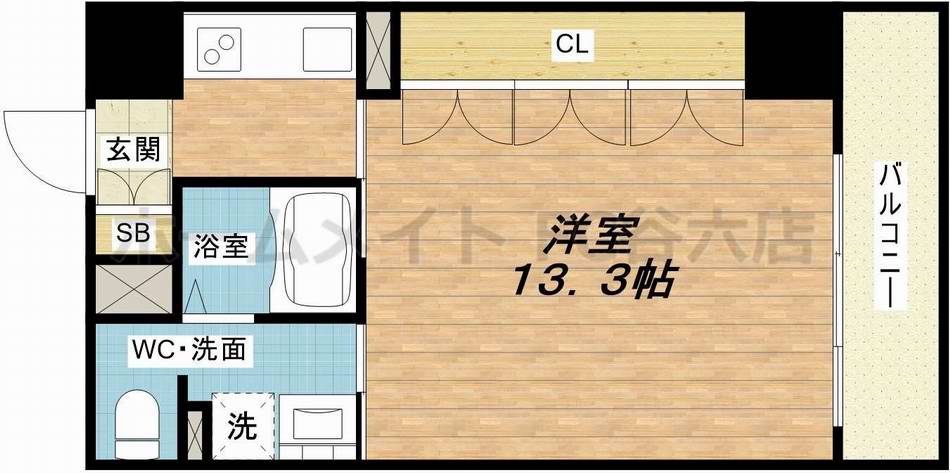 2階の間取り図